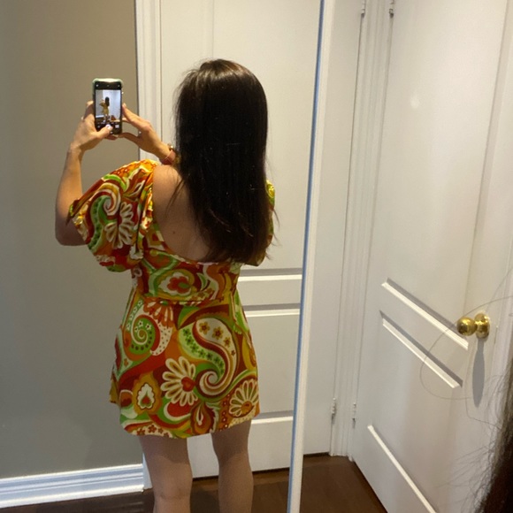 Psychedelic Mini Dress - attention grabber, one of a kind - Picture 5 of 5